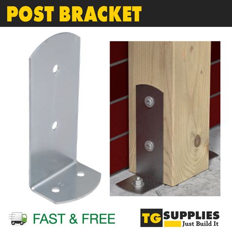 metal fence posts angle brackets|fence post clips b&q.